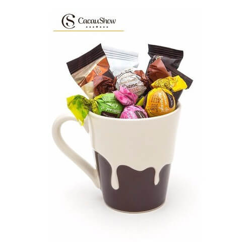 caneca de chocolate da Cacau Show