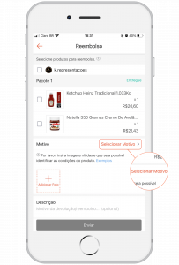 reembolso shopee passo 3