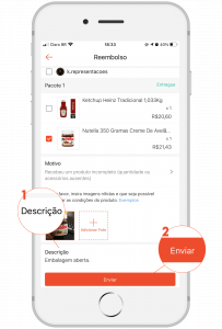 reembolso shopee passo 5