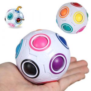 O que são Fidget Toys: Rainbow Magic Ball Cube.