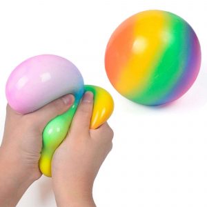 O que são Fidget Toys: Rainbow Vent Ball.