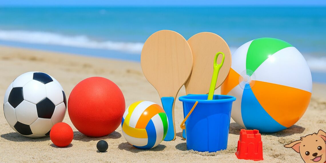 brinquedos para levar para praia