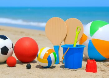 brinquedos para levar para praia