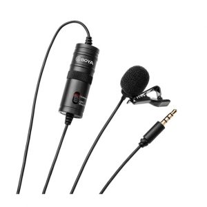 microfones para youtubers - Microfone de lapela BY-M1