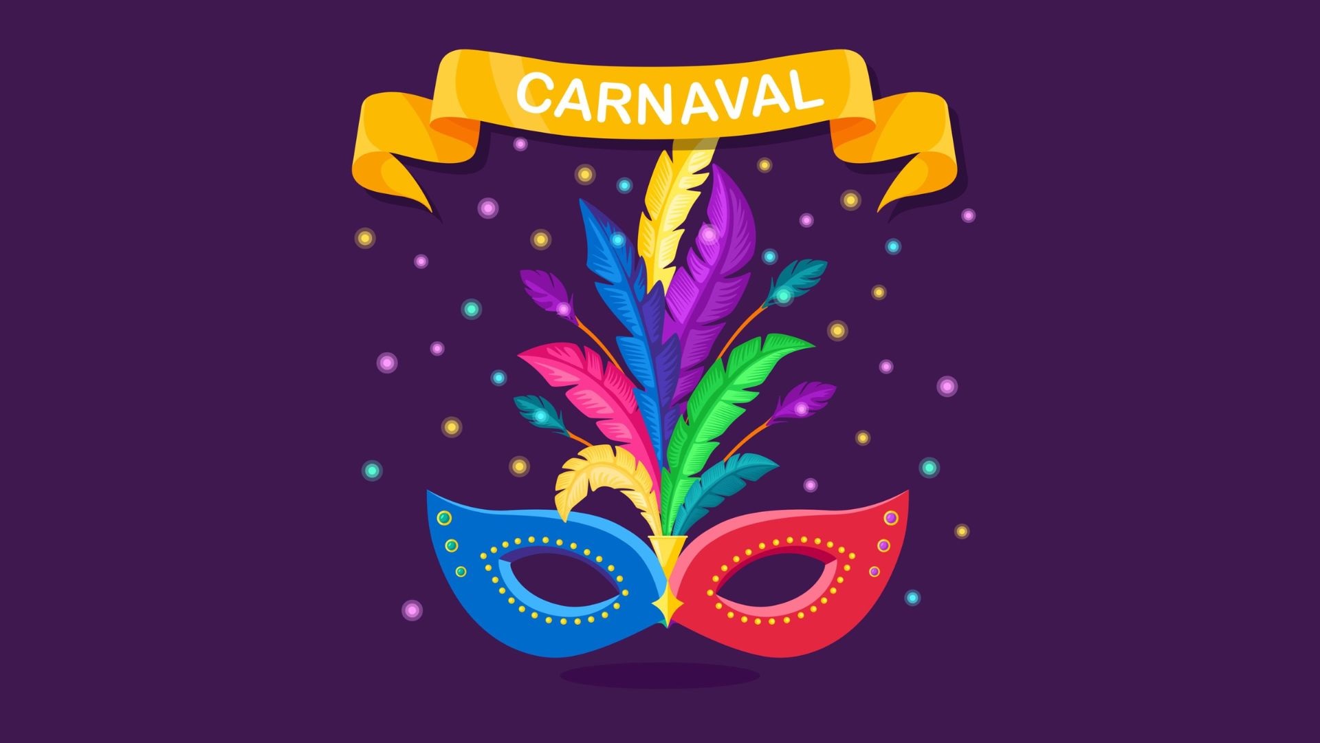 Desenhos de Carnaval para Imprimir e Colorir - Brinquedos de Papel