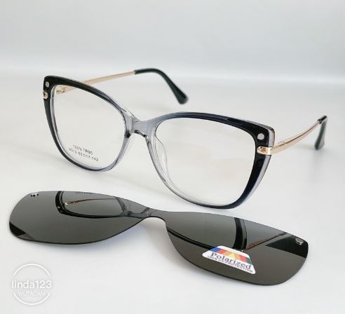 Armacao Para Oculos de Grau 2 em 1 Feminino Polarizado