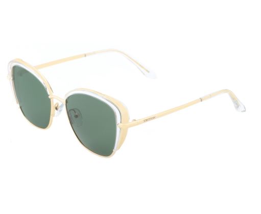 Oculos de Sol Oval Dourado com Transparente MP9160 Triton Eyewear
