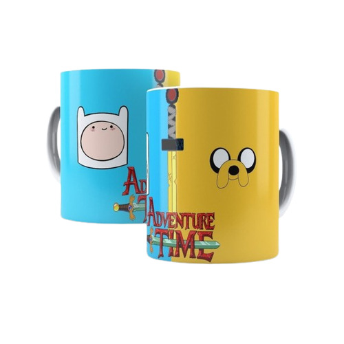 Caneca Hora Da Aventura Adventure Time Jack E Finn