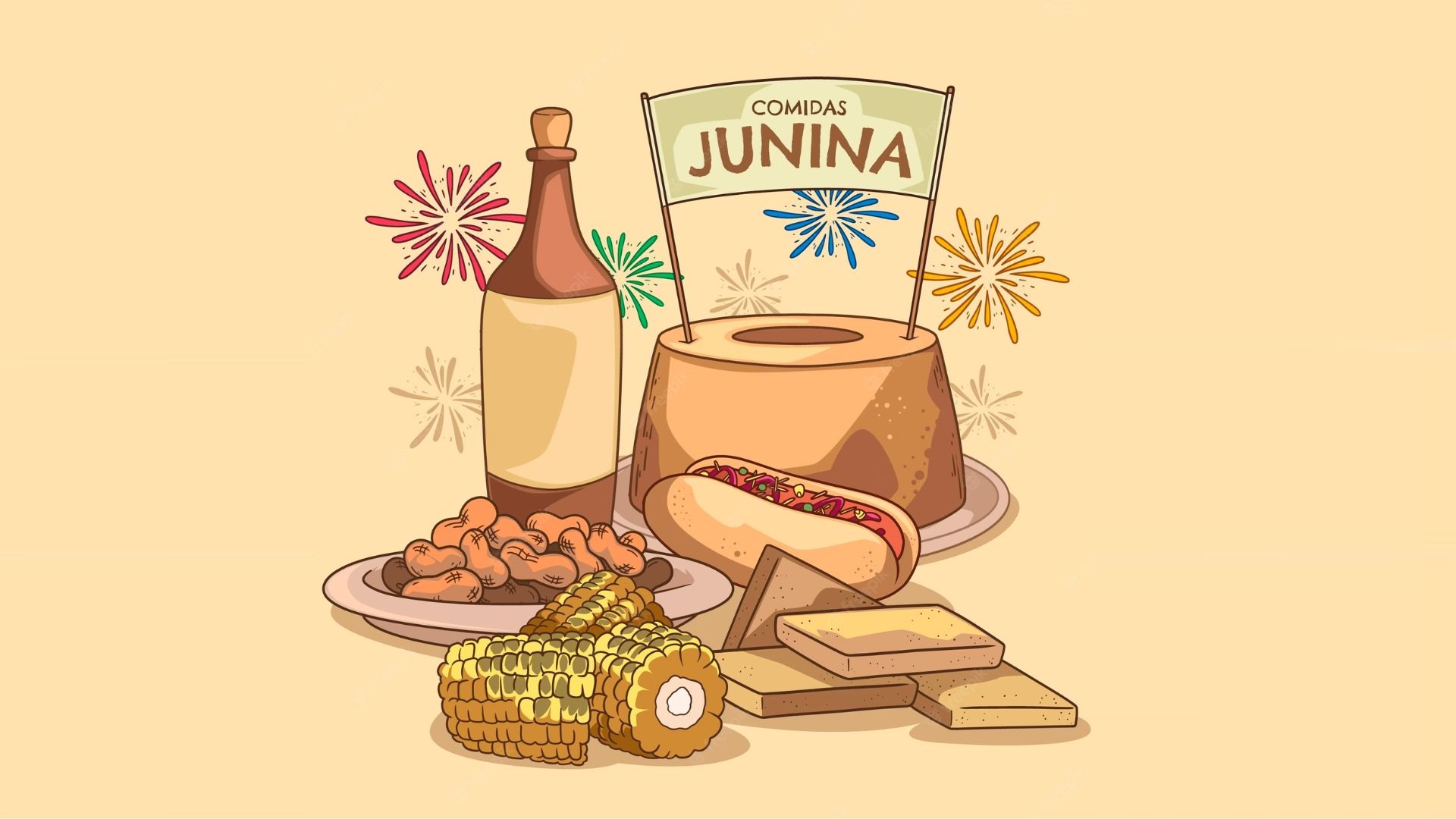Festa junina - Comidas típicas e Leitura 