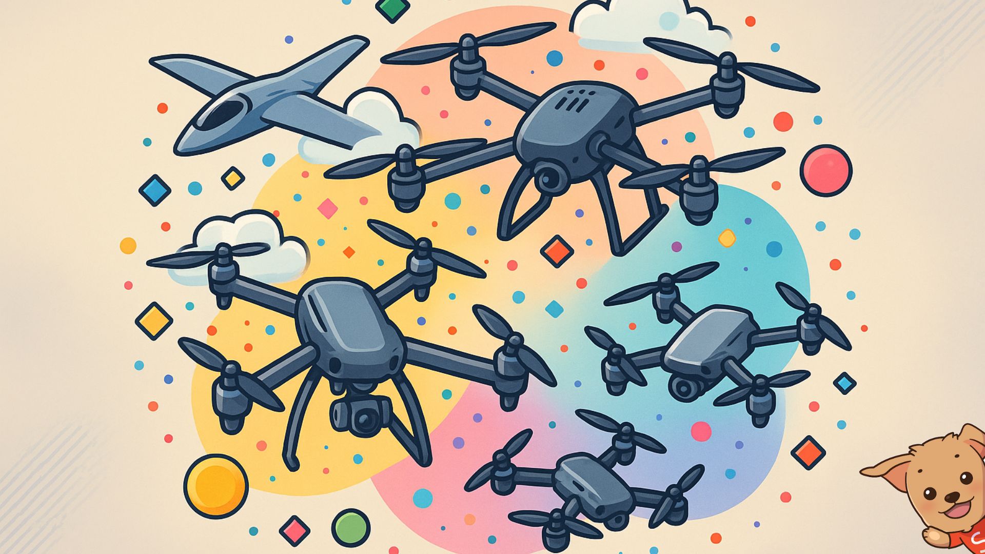 Tipos de drones bons e baratos para iniciantes
