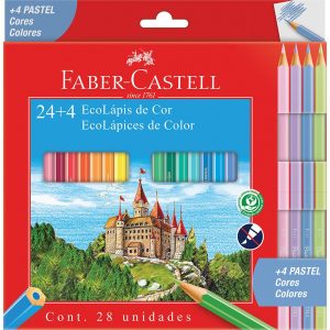 lápis de cor faber castell - 24 cores