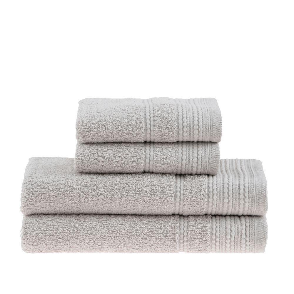 tipos de toalhas de banho Jogo de toalhas Buddemeyer Olimpia Banho 4 pecas