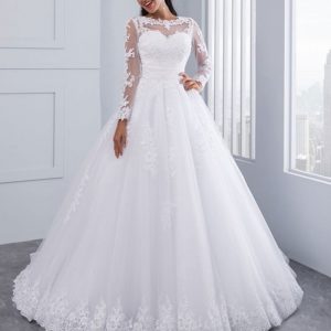 vestido de noiva simples e barato evase