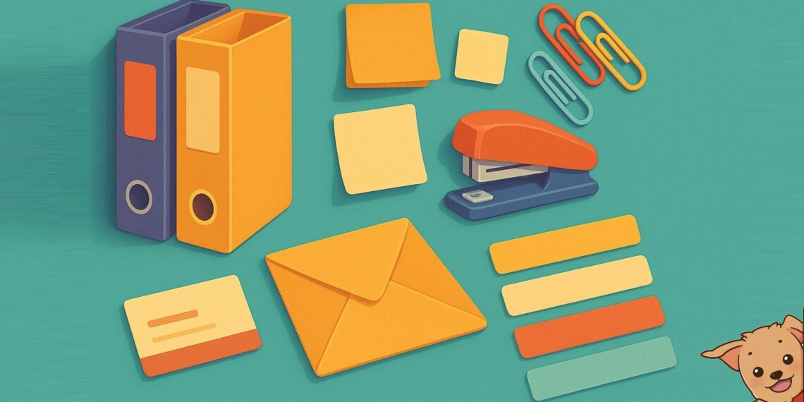 Lista de material de escritório para montar um home office