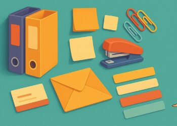 Lista de material de escritório para montar um home office