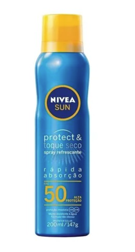 Protetor Solar Nivea Sun Protect Fresh Spray FPS50 200ml