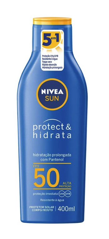 Protetor Solar Nivea Sun Protect Hidrata FPS50 400ml