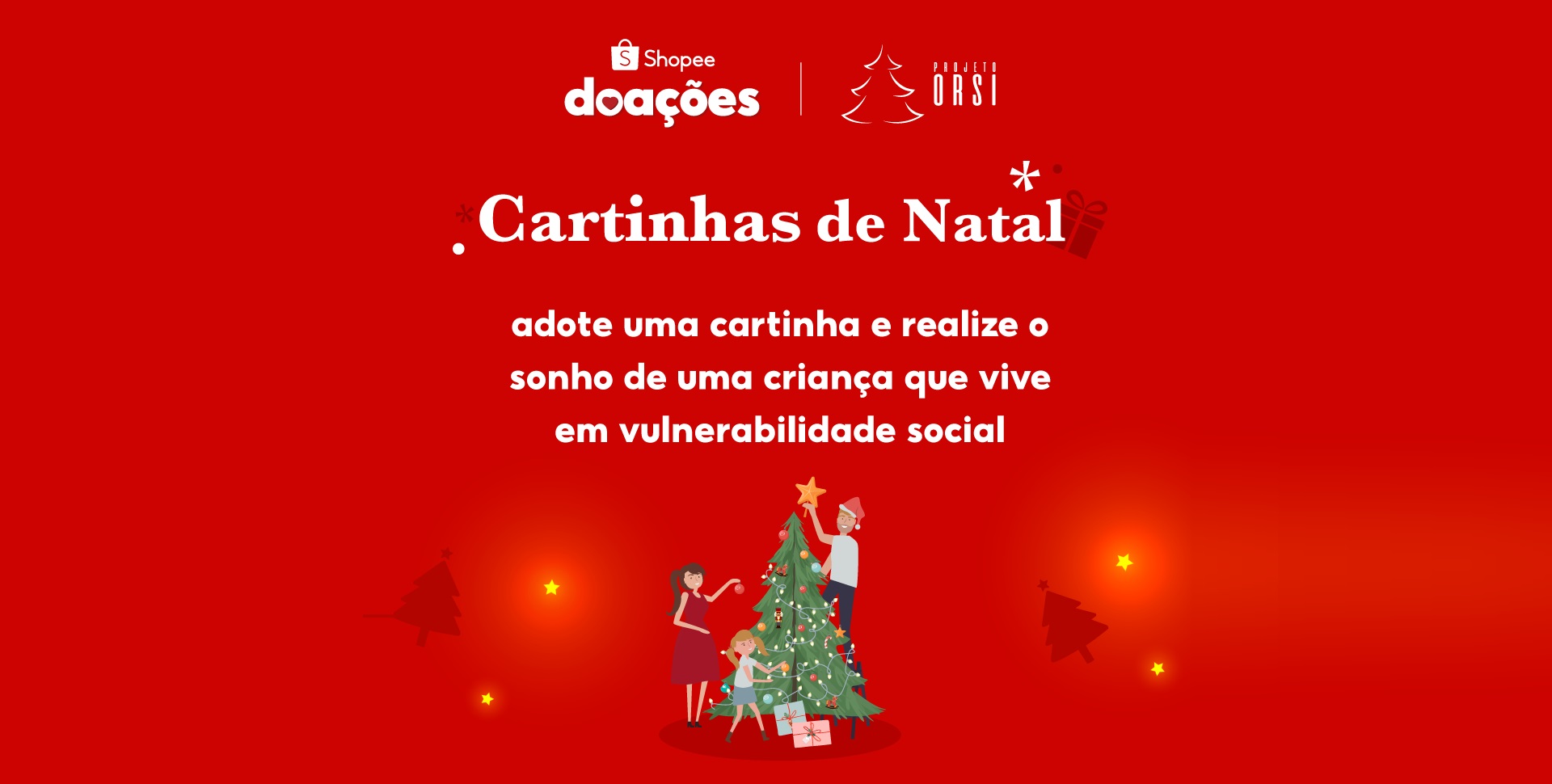 Shopee realiza ação com Cartinhas de Natal - Shopee Brasil