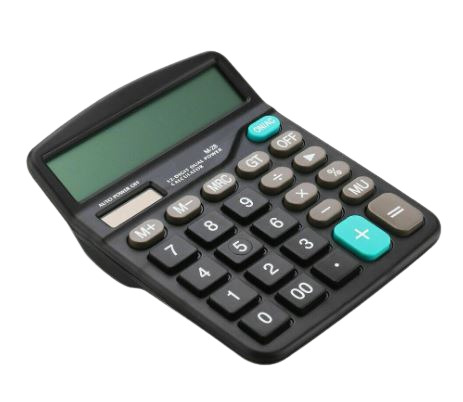 itens de papelaria para home office calculadora