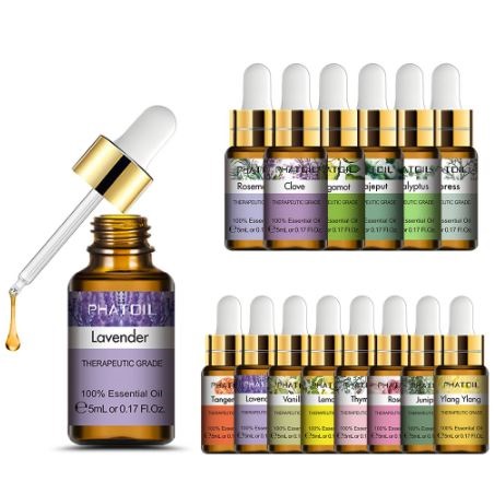 PHATOIL Oleo Essencial Natural para Aromaterapia Umidificador – 5ml