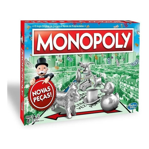 Jogo De Tabuleiro Monopoly Original Pecas Metal Hasbro