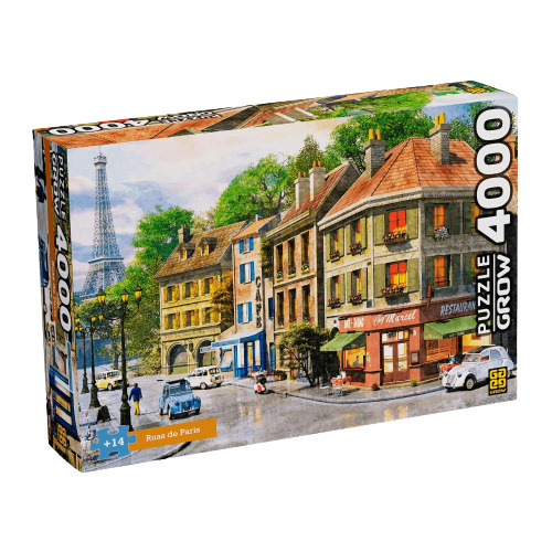 Puzzle 4000 pecas Ruas de Paris