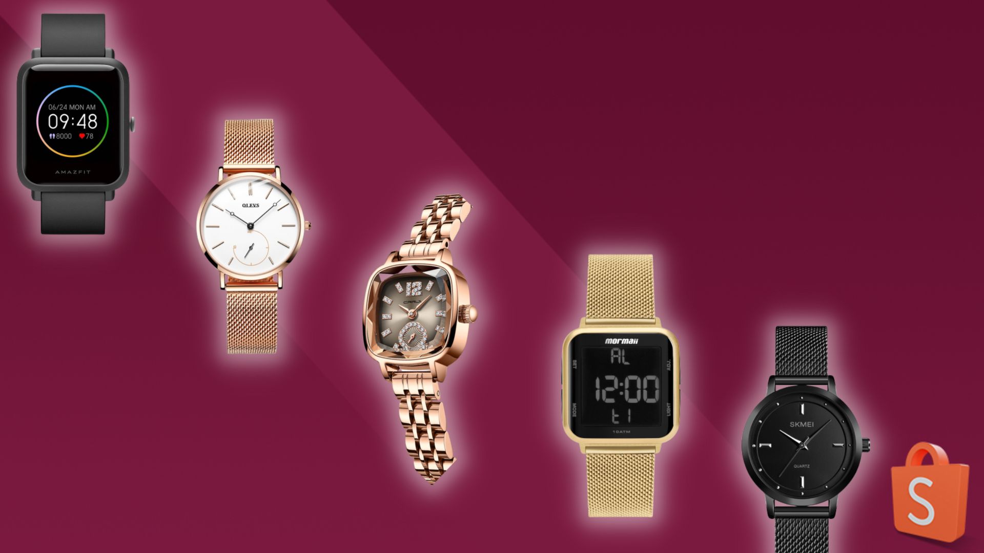 5 Modelos de relógio feminino