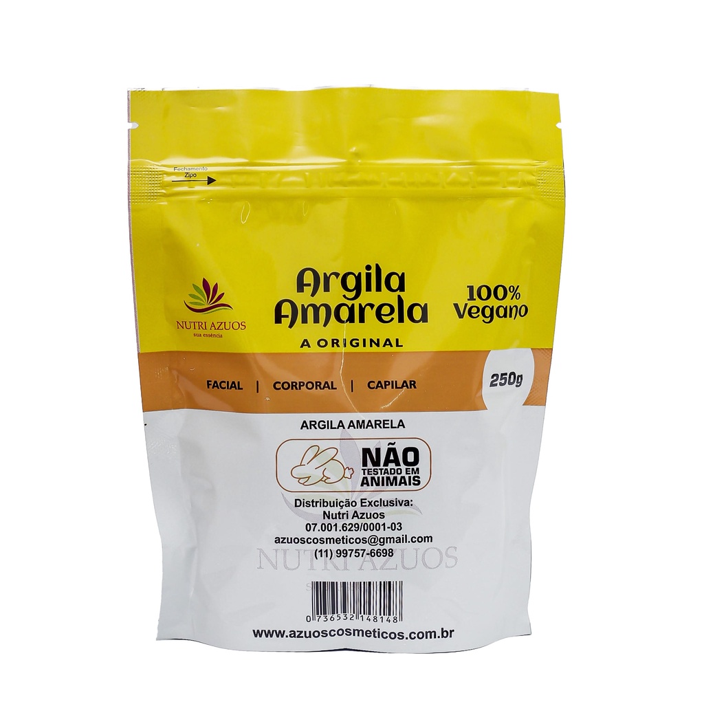 beneficios da argila - amarela