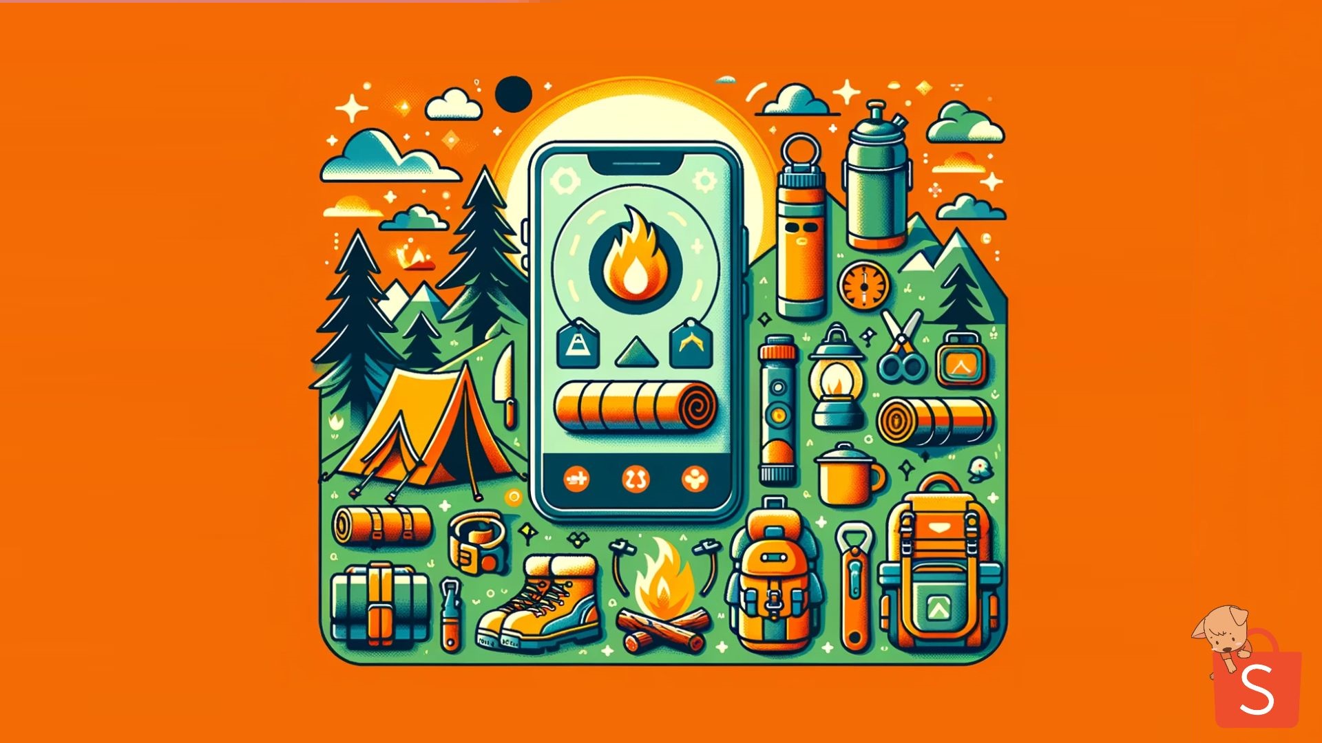 Kit Cozinha Básico - Loja de artigos de camping: Equipamentos e