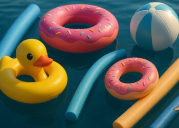 9 Brinquedos para piscina para se divertir