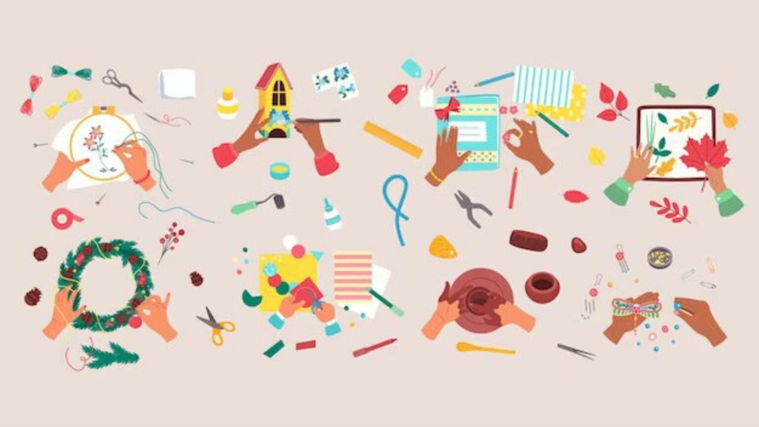 11 Dicas de artesanatos fáceis para iniciantes
