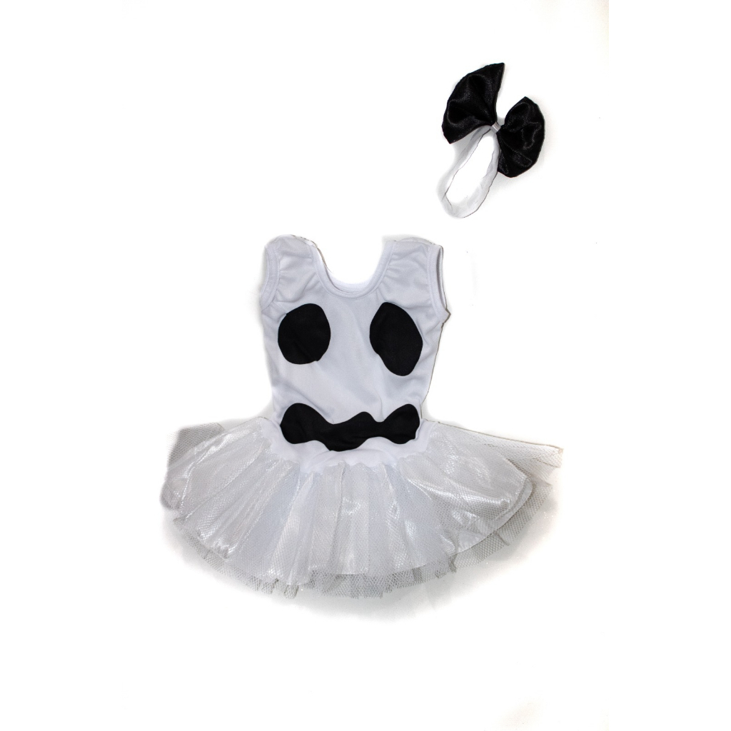 fantasia de halloween infantil simples fantasma