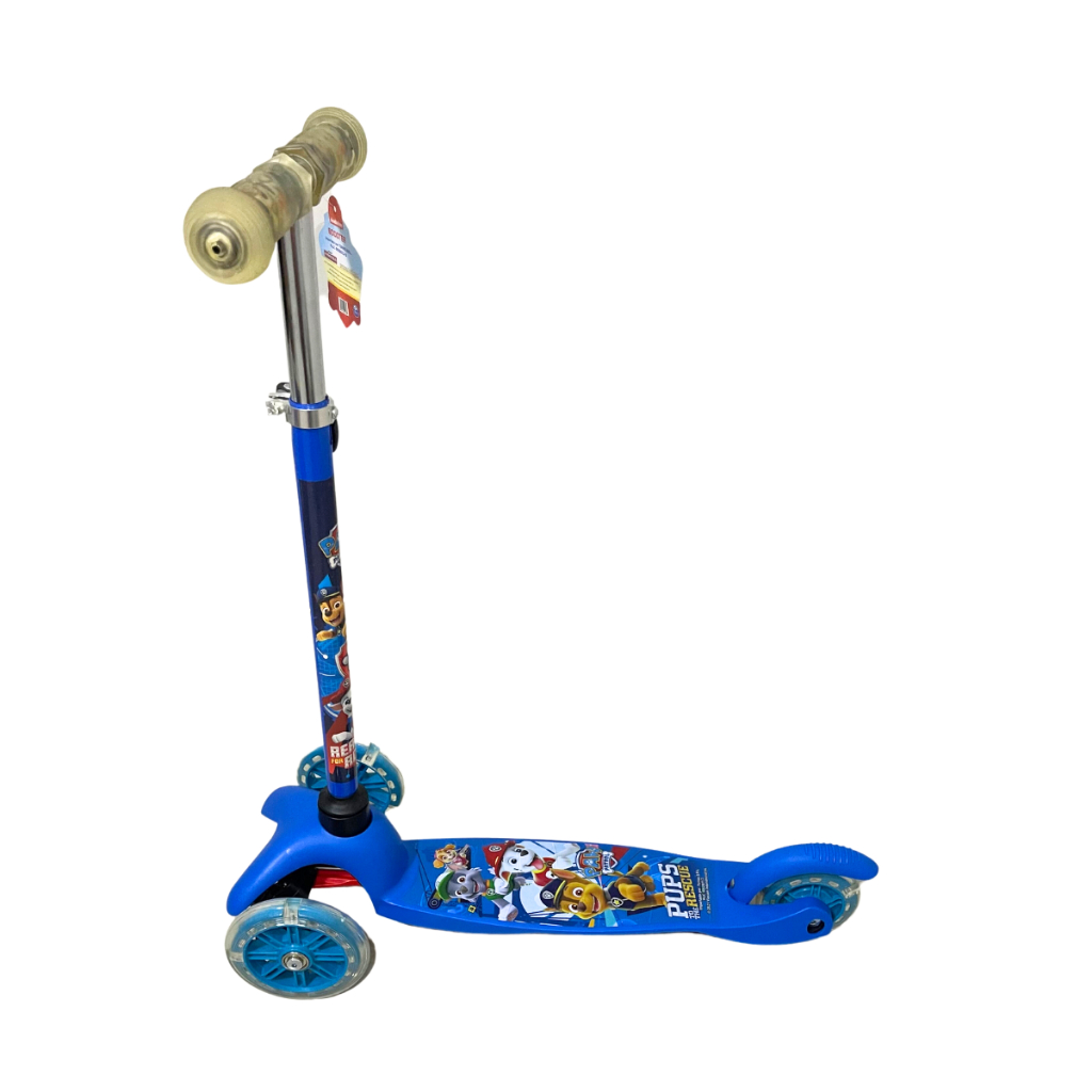 Patinete infantil scooter 3 rodas Com Led colorido Varios Personagens