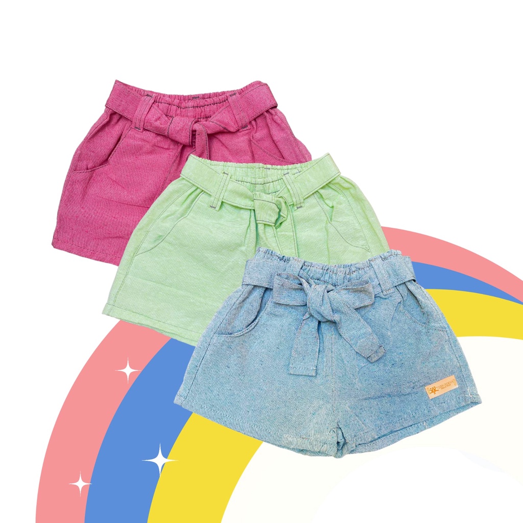 roupas infantis para ano novo - shorts