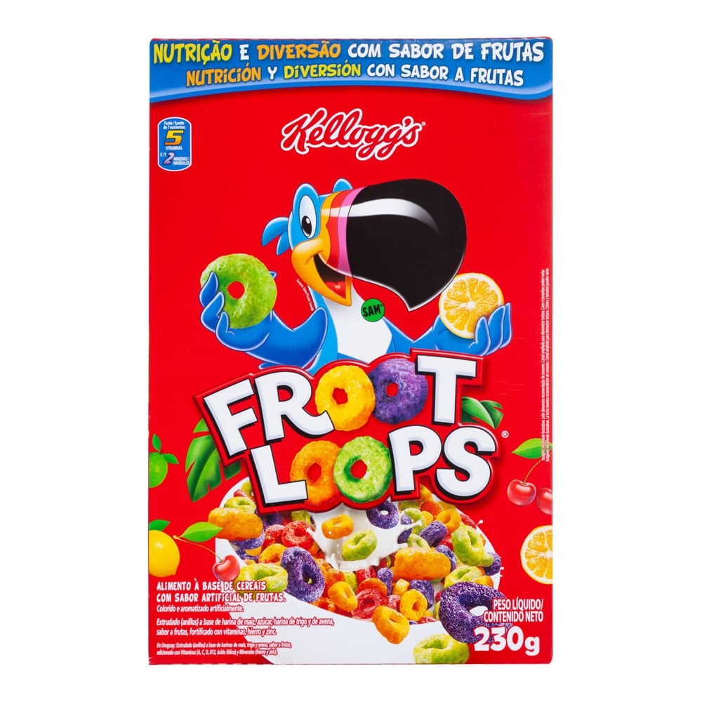 Cereal Matinal Froot Loops Kelloggs