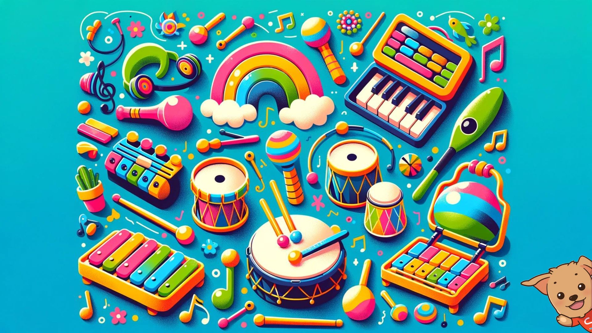 instrumentos musicais infantis