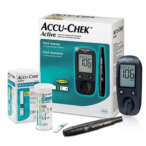 melhor medidor de glicose - Accu-Chek Active