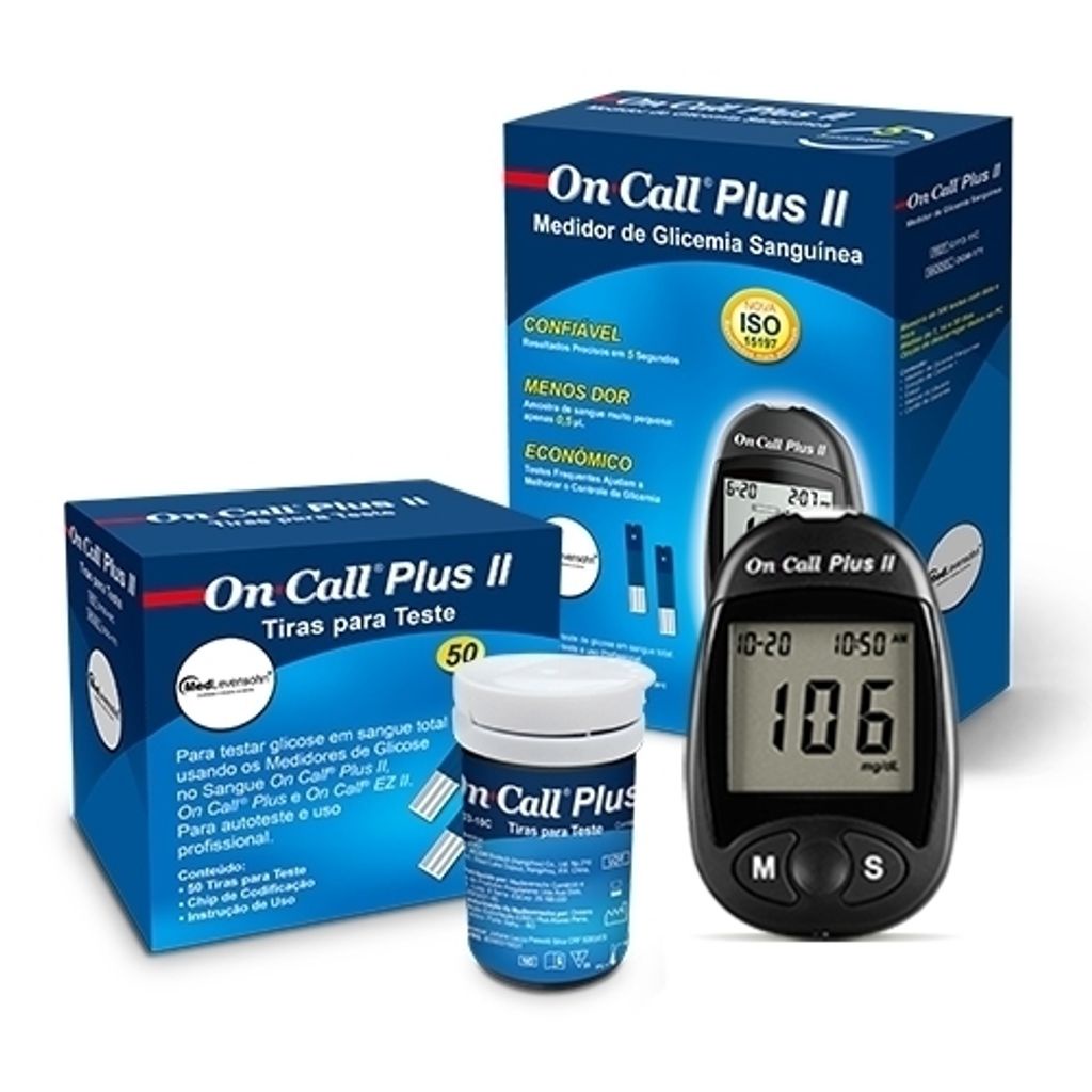 melhor medidor de glicose - On Call Plus II