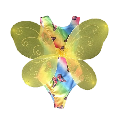 body tematico menina borboleta