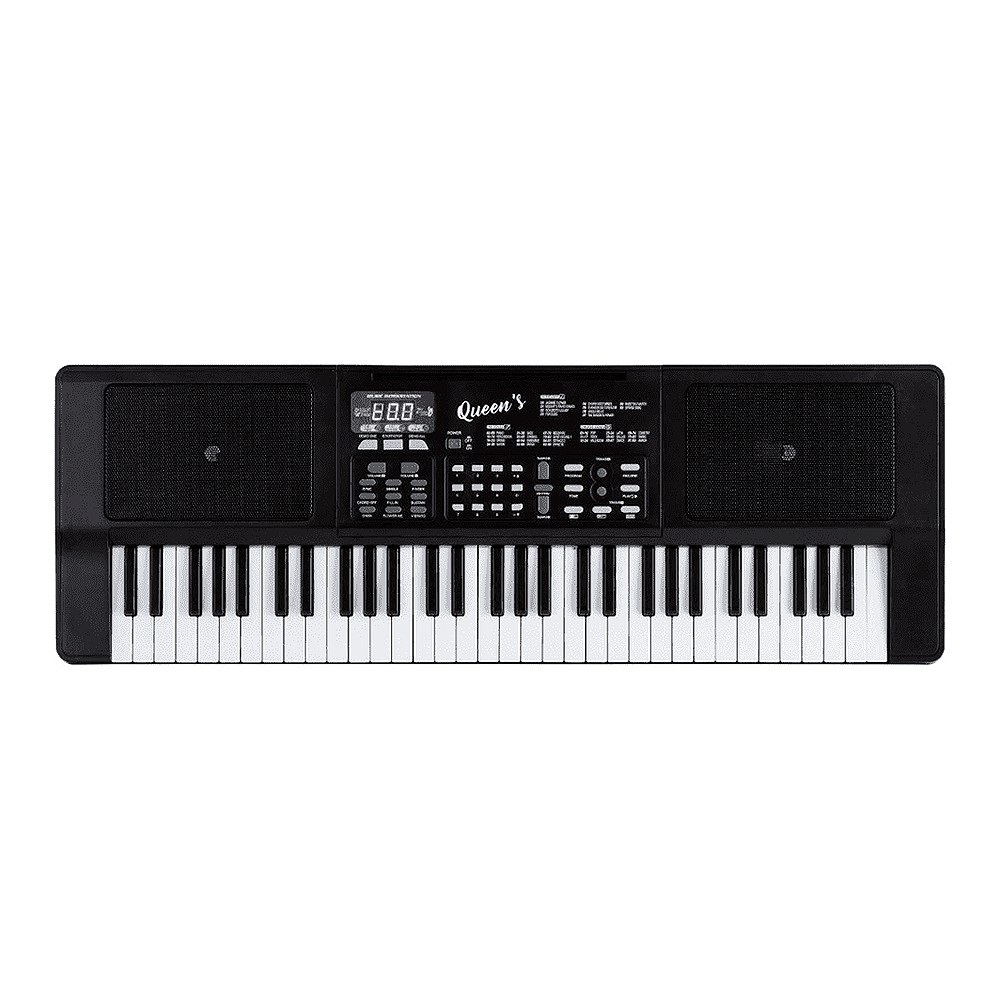 Teclado Musical Para Iniciantes Queens 61 Teclas 10 Musicas