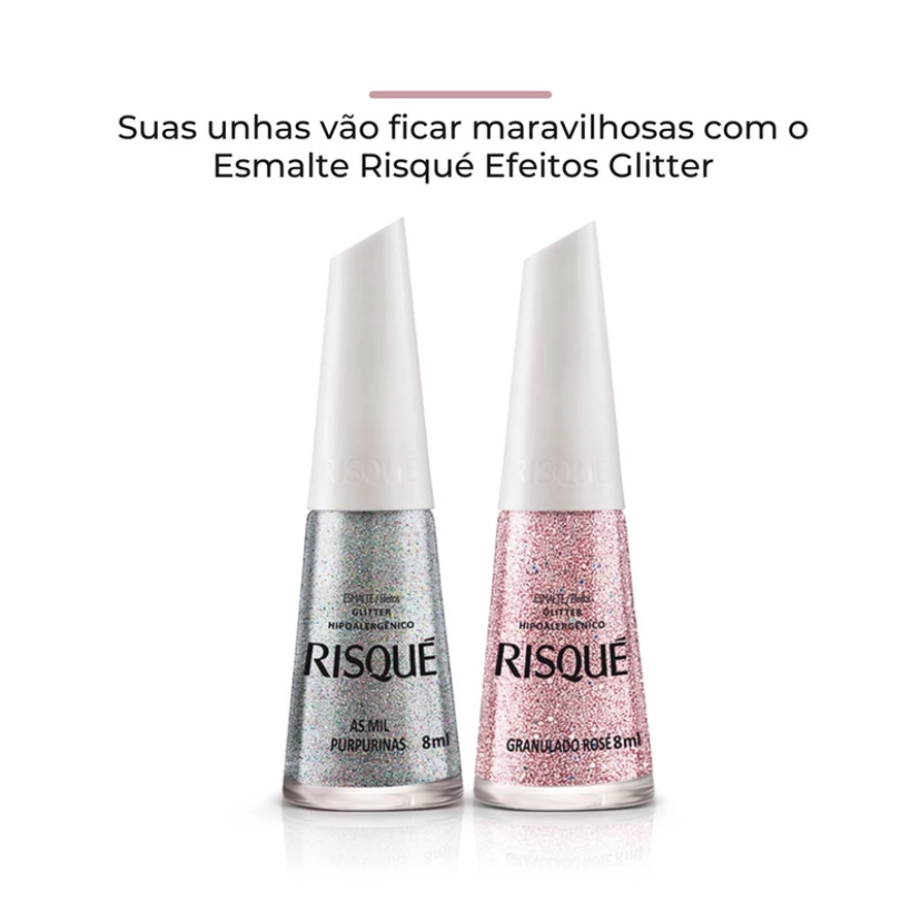 esmaltes da moda - brilho