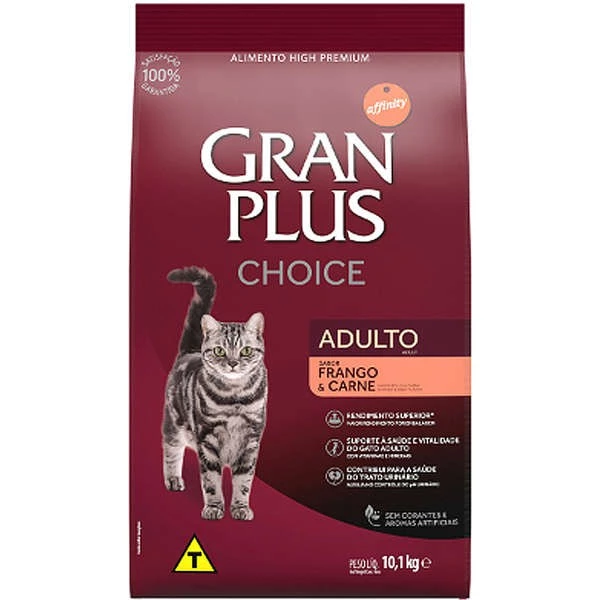 favoritos do lusca - Ração Gran plus granplus gatos choice 10KG