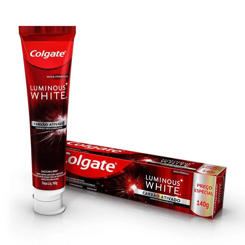 melhor pasta de dente - colgate luminous white