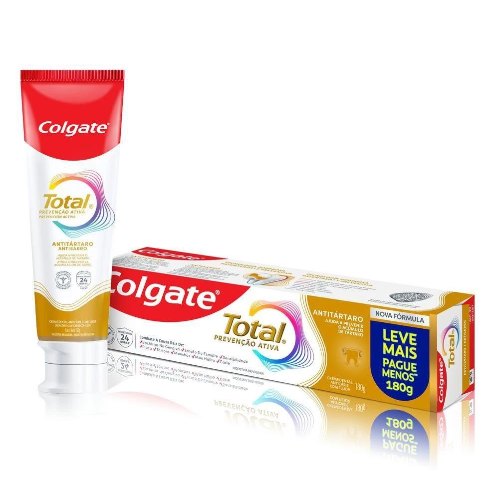 melhor pasta de dente - colgate total 12