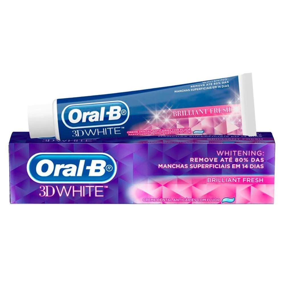 melhor pasta de dente - oralb brilliant