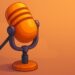 Microfone para podcast