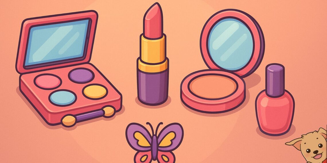 Maquiagem infantil simples como fazer com segurança