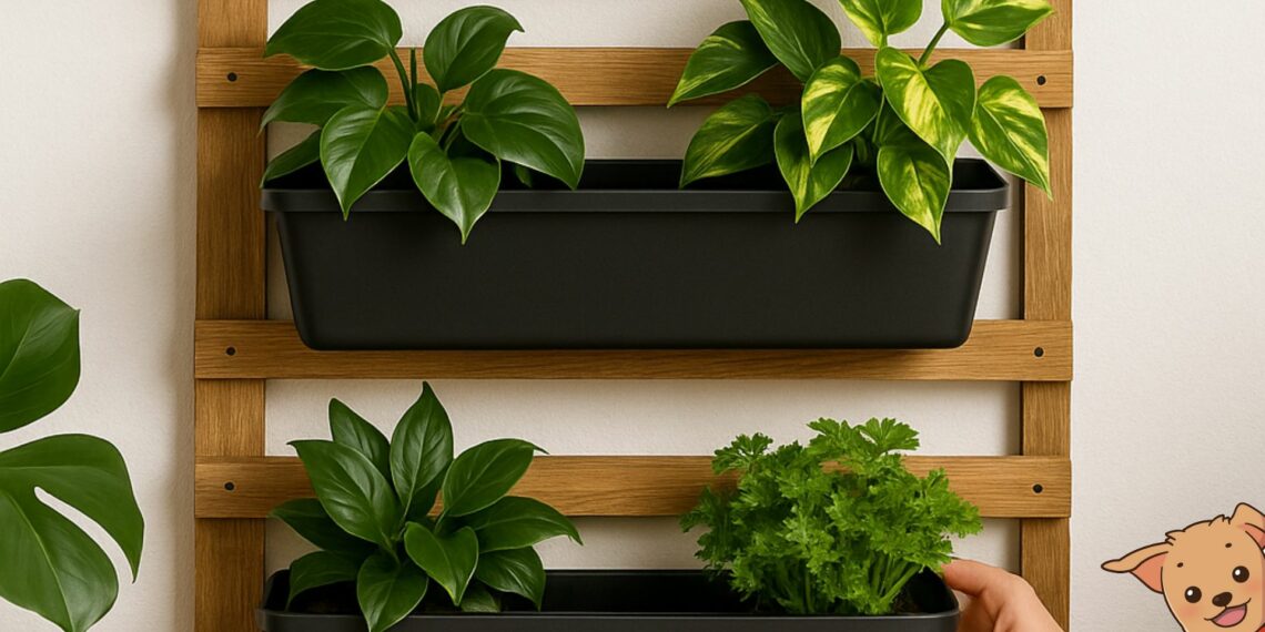 Como fazer um jardim vertical em casa 1