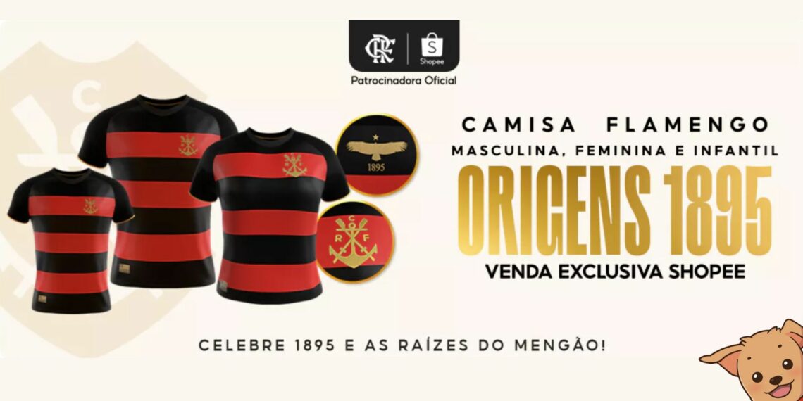 Shopee inicia hoje a venda da nova camisa do Flamengo com exclusividade