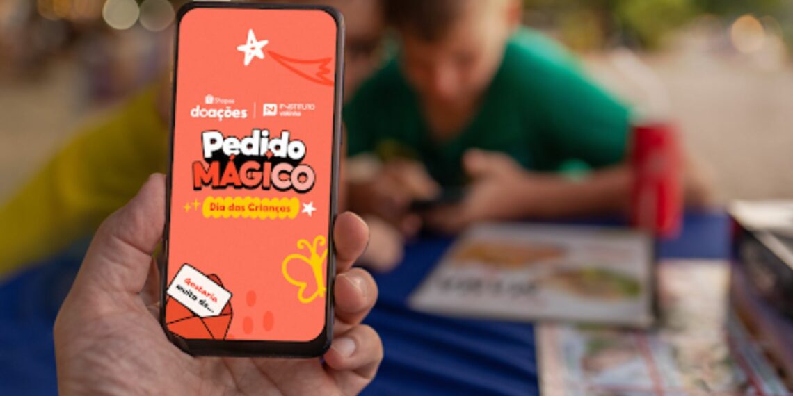 Pedido Magico Campanha da Shopee ajuda a realizar sonhos de criancas